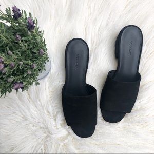 NWT Vince Rachelle Suede Slide Sandal
